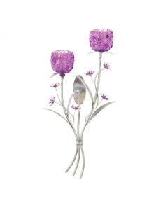 FUCHSIA BLOOMS WALL SCONCE