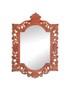 VINTAGE EMILY CORAL  MIRROR
